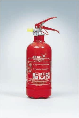 jockel estintore pl1jm Mini della Stampa Durata di estintore, 1 kg, ABC della polvere,