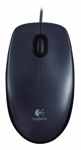 Logitech M90 Ratón USB Óptico 1000 dpi Ambidextro - Ratón (Ambidiestro, Óptico, USB, 1000 dpi, Negro)