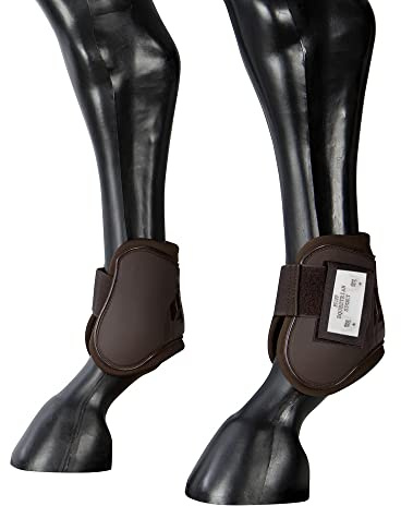 Pfiff Streichkappen mit fester Schale und weichem Soft-Innenfutter, in schwarz oder braun, Größe Full/Warmblut