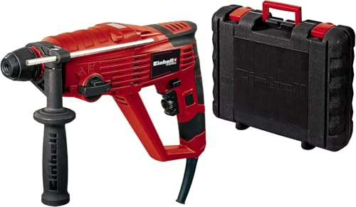 Einhell Bohrhammer TC-RH 800 E (800 W, 2,5J, Bohrleistung in Beton 26 mm, SDS-Plus-Aufnahme, Metall-Tiefenanschlag, Koffer)