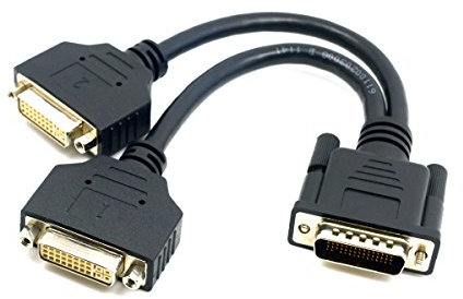 chenyang DMS-59Pin da 1 a 2 DVI 24+5 Cavo di estensione splitter per monitoraggio delle schede grafiche