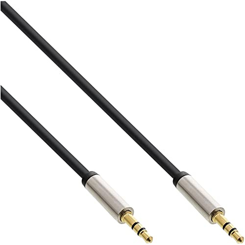 InLine 99213 Slim Audio Kabel Klinke 3,5mm ST/ST, Stereo, 3m