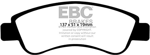 EBC Brakes DP41374R Yellowstuff Garniture de Frein