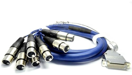 kenable 25 Broches D Sub Mâle Vers huit XLR 3 Broches Femelle l'audio câble 2 m [2 mètre/2m]