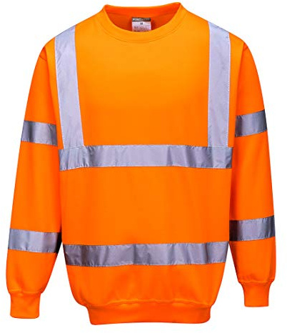 PORTWEST Warnschutz-Pullover, Farbe: Orange. Größe: XL, B303ORRXL