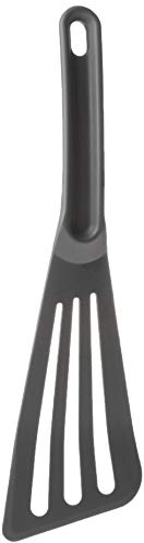 Mercer Culinary Hell's Tools Hi-Heat Slotted Spatula, 12 Inch x 3.5 Inch, Gray