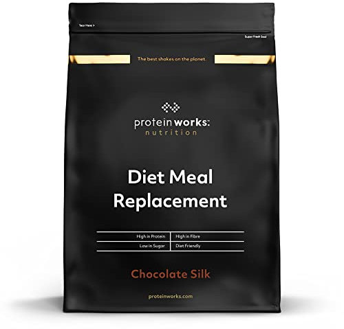 Protein Works - Diet Meal Replacement, Chocolate Silk, Nutrient Dense Complete Meal, Immunity Boosting Vitamins, Affordable, Healthy And Quick, 14 Meals, 1kg