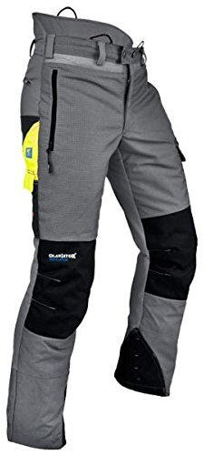 Pfanner Ventilation Schnittschutzhose Klasse 1 Gladiator Gewebe, Farbe:grau, Größe:L (langgr.)