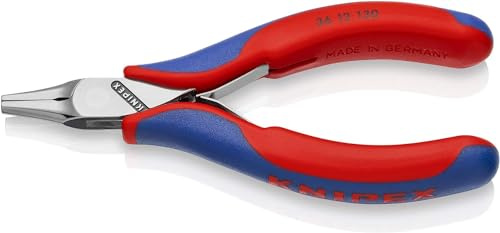KNIPEX Elektronik-Bestückungszange, 36 12 130 | Mit Mehrkomponenten-Hüllen 130 mm