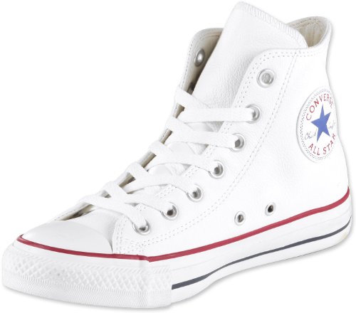 converse All Star Leather Hi Trainers Men White - 4.5 (4) - Hi Top Trainers Shoes