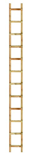 Outifrance 8833020 Echelle de toit en Bois 2,00 m/8 échelons entraxe 25 cm