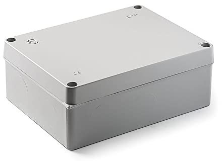 FAMATEL – Wasserdichte Abzweigdose IP55 | Ohne Kegel | 220x170x85 | Grau