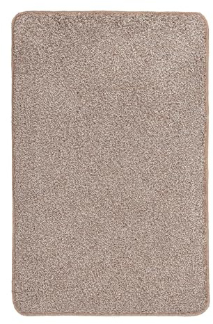 Kleine Wolke 4071271519 Badteppich Seattle, Polyester, 60 x 90 x 3 cm, Taupe
