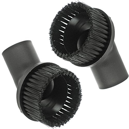 SPARES2GO Mini Dusting Brush Compatible with Numatic Henry & Hetty Vacuum Cleaner (Pack of 2 Brushes, 32mm)