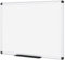 VIZ-PRO Pizarra blanca magnética con marco de aluminio y bandeja para rotuladores, 60 x 45 cm, ideal para oficina, escuela y hogar