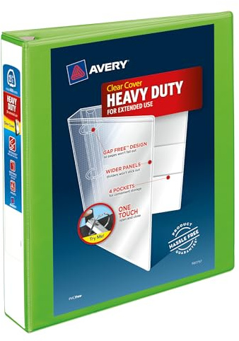 Avery Dennison AVE-79773 Heavy Duty View-bindare, flerfärgad, 3,5 cm