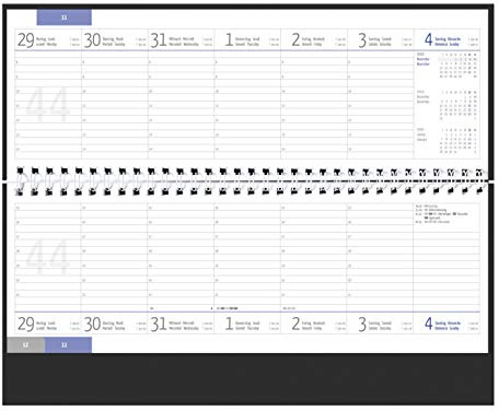 GÜSS-Wochenquerkalender mit Register