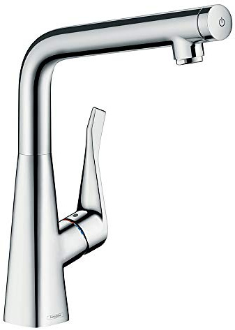 hansgrohe Metris Select M71 Mitigeur de cuisine 320, 1 jet, chromé, 14883000