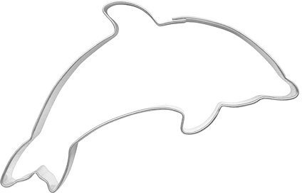 Ausstechform Delphin / Delfin gross, 9,5cm