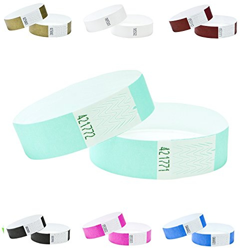 Tyvek Armband 3/4 tum 100-pack (Aqua)