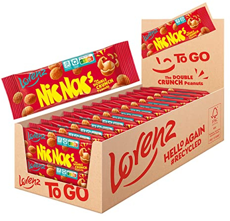 Lorenz Snack World NicNac's Riegel, 24er Pack (24 x 40 g)