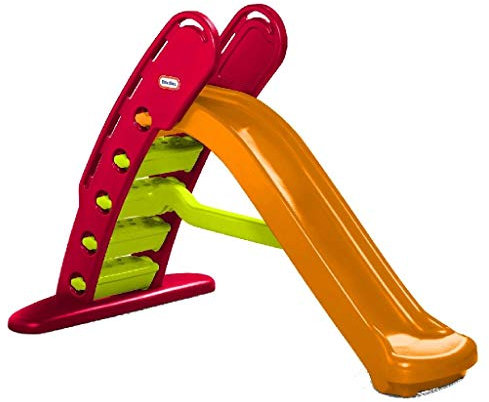Littles Tikes Scivolo Gigante Easy Store, Per Esterni, Incoraggia il Gioco Attivo, Giochi da Giardino e Avventura, Per Bambini dai 24 Mesi ai 5 Anni, Color Arcobaleno