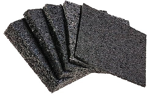 Lastre in granulato di gomma per la pavimentazione di terrazze, 50 pezzi, 3mm.