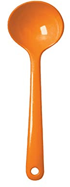 WACA 0255 Schöpfkelle Küchenhelfer Mehrwegartikel, Farbe:orange, Größe:130 ml