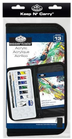 Royal & Langnickel Acrylic Paint Set Juego de Pintura acrílica Keep N'Carry, Surtidos, 1 Count (Pack of 1)