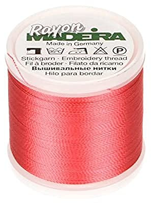 Tacony Corporation Madeira Rayon No.40 Maschinenstickgarn, 200 Meter Länge, #1107 Rosa