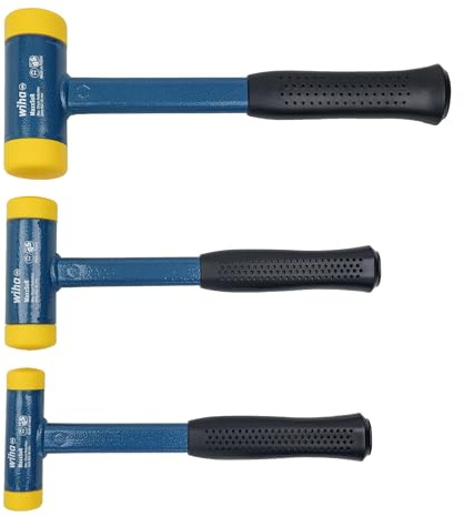 Wiha 80290 Totschlaghammer-Set, mittelhart, 3-teilig