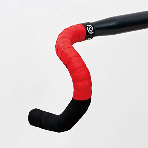 Bike Ribbon Lenkerband Bikeribbon Lenkerband 2Tone, Rot-Schwarz, Schwarz, Standardgröße, LA-2T02