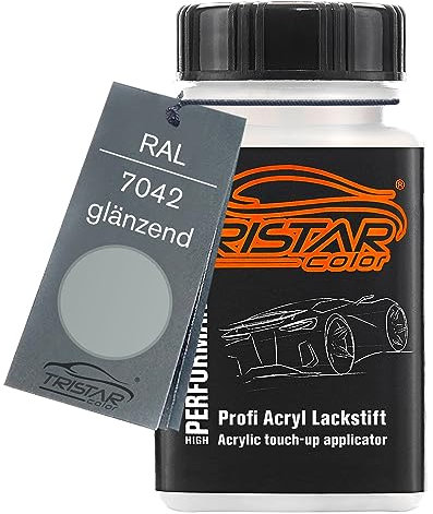 TRISTARcolor RAL 7042 Verkehrsgrau A glänzend Lackstift 50 ml schnelltrocknend