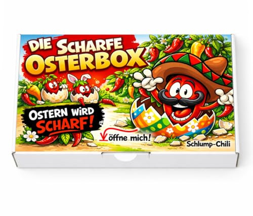 Schlump-Chili Die scharfe Osterbox - ein kleines Ostergeschenk für Erwachsene