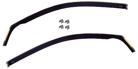 J&J AUTOMOTIVE Windabweiser passend für Volkswagen Passat B5 4/5-Türer 1997-2004 2tlg, Heko Regenabweiser Vorne Getönt Dunkel Passform