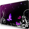 SIDORENKO Tappetino Mouse - 280 x 200 x 2mm - Mouse Pad Gaming - Bordi cuciti I Base in Gomma Antiscivolo I Viola