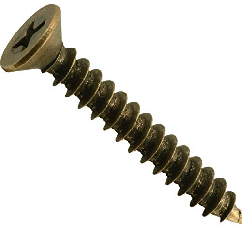 Hard-to-Find Fastener 014973160357 Phillips Flat Hinge Screws, 9 x 1-1/4, Piece-25