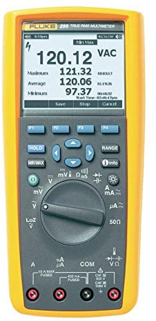 FLUKE-289/EUR,TRUE-RMS INDUSTRIAL LOGGING MULTIMETER WITH TRENDCAPTURE, EUROPE