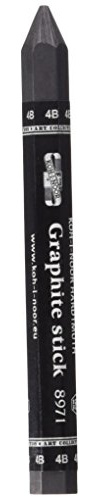 KOH-I-NOOR Progresso Jumbo Graphitstift, holzfrei, Härtegrad 4B