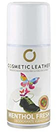 Cosmetic Leather Deodorante per Scarpe Antibatterico 150 ml Menthol Fresh elimina Odori azione rinfrescante igienizzante per tutti i tipi di scarpe