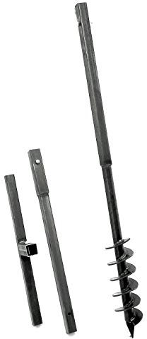 90 mm 1,5 meter Erdbohrer Brunnenbohrer Handerdbohrer Erdlochbohrer Brunnenbau Pfahlbohrer brunnenbohrgerät