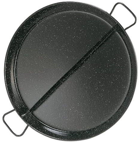 La Ideal – Padella per paella multigusto smaltata 2 scomparti 38