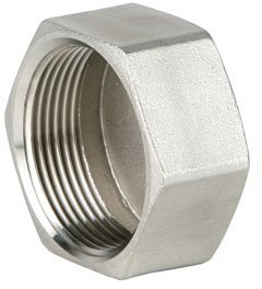 KI Edelstahl Kappe Gewindekappe Schraubkappe V4A Gewindefitting 1