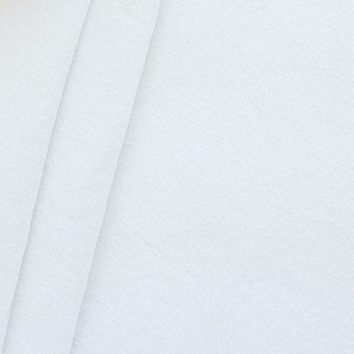 Bastel Filz Stoff Stärke 3,0mm Breite 90cm Meterware Weiss