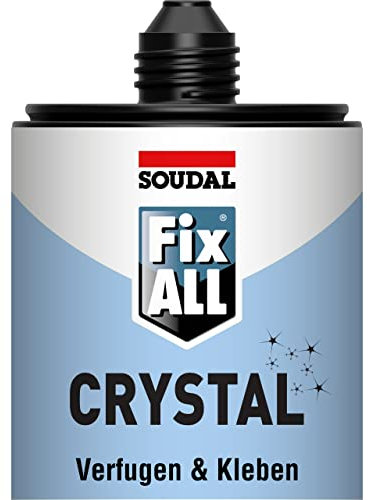 Soudal Fix All Crystal, Universalkleber, 290ml, transparent, mit Clipdüse