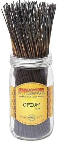 Wild Berry Incense Sticks - Opium - Rich Spicy Scent Inspired by YSL - Hand Dipped in The USA (100 Count)