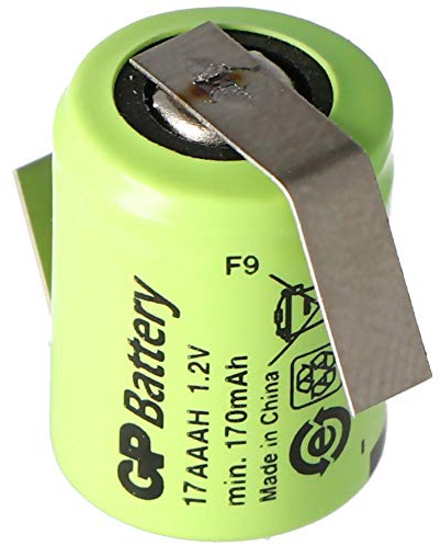 KAN 1/3AAA Micro 1,2 Volt 150mAh NiMH mit Lötfahne Z-Form
