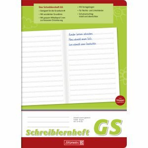 Brunnen 10 x Schreiblernheft A4 hoch Lineatur GS 16 Blatt