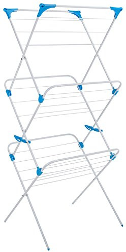 Minky 3 Tier White 15m Airer, Holds Up to 20kg, Hanger Corners