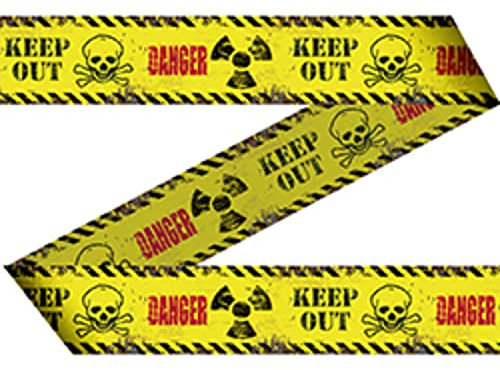 Nastro di chiusura Danger Keep Out 15 m Halloween Horror Decorazione
